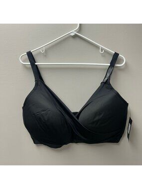 Addition‎ Elle Women’s Black Wireless T-Shirt Bra